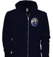 Hoodie-We Are One World-Navy_image